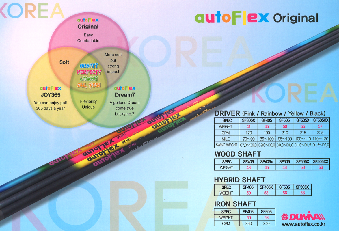 AutoFlex Joy Fairway Wood Shaft